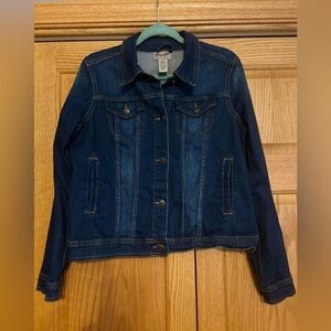 Wrangler Women's Stretch Denim Jacket Size Medium Blue Jean